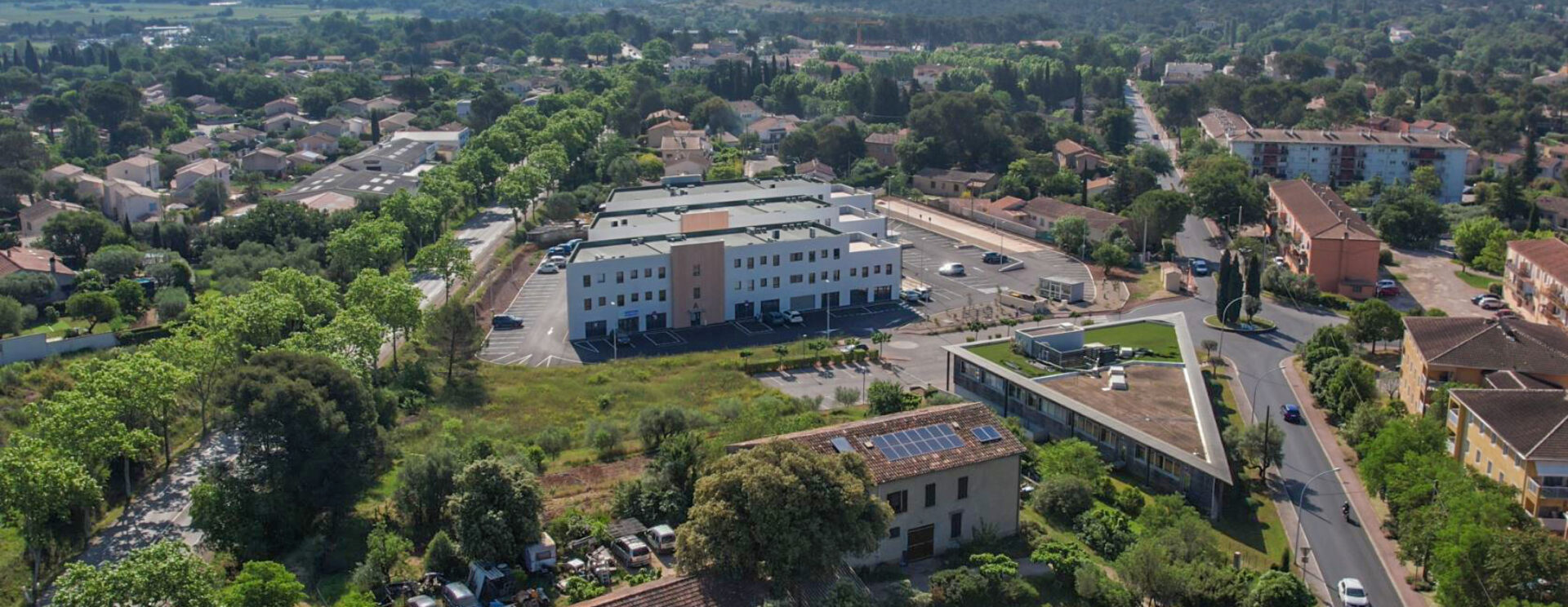 vue aérienne de la ville