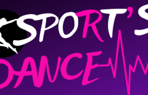 logo de l'association, couleurs à dominance violette avec textes roses et blanc, accompagnés d'une silhouette blanche de danseuse - Agrandir l'image, fenêtre modale