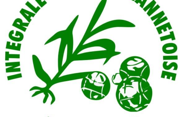 logo vert sur fond blanc de l'association, représentant le roseau des armoiries de la ville et des boules de pétanque. - Agrandir l'image, fenêtre modale
