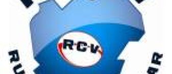 logo du club représenté par le territoire du Var délimité par un polygone bleu à contours noirs et un ballon de rugby blanc et rouge en son centre