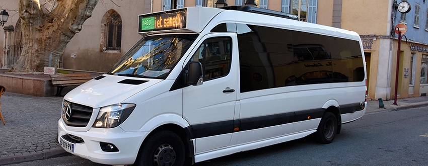 Le TACO, bus gratuit entre Le Luc et Le Cannet des Maures